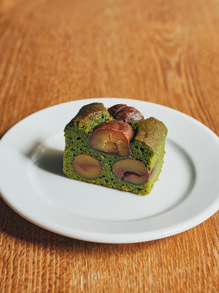 和束産宇治抹茶と和栗のパウンドケーキ
