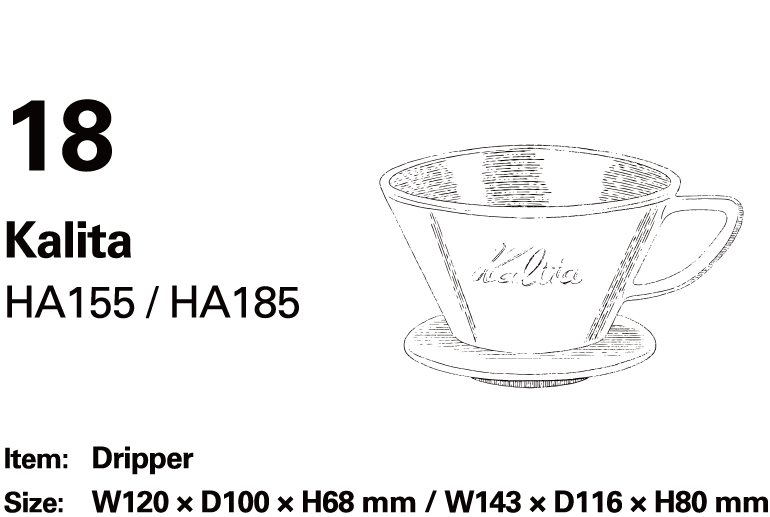Kalita HA155 / HA185