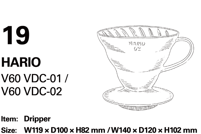 HARIO V60 VDC-01 / V60 VDC-02