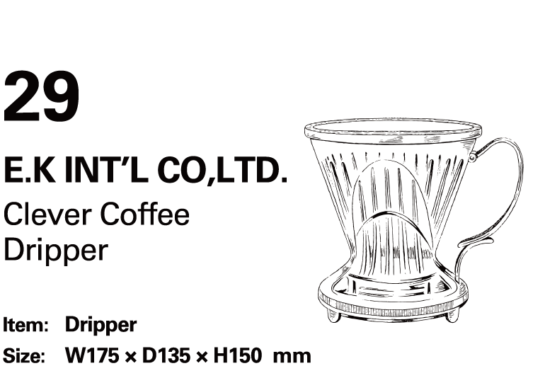 E.K INT’L CO,LTD Clever Coffee Dripper