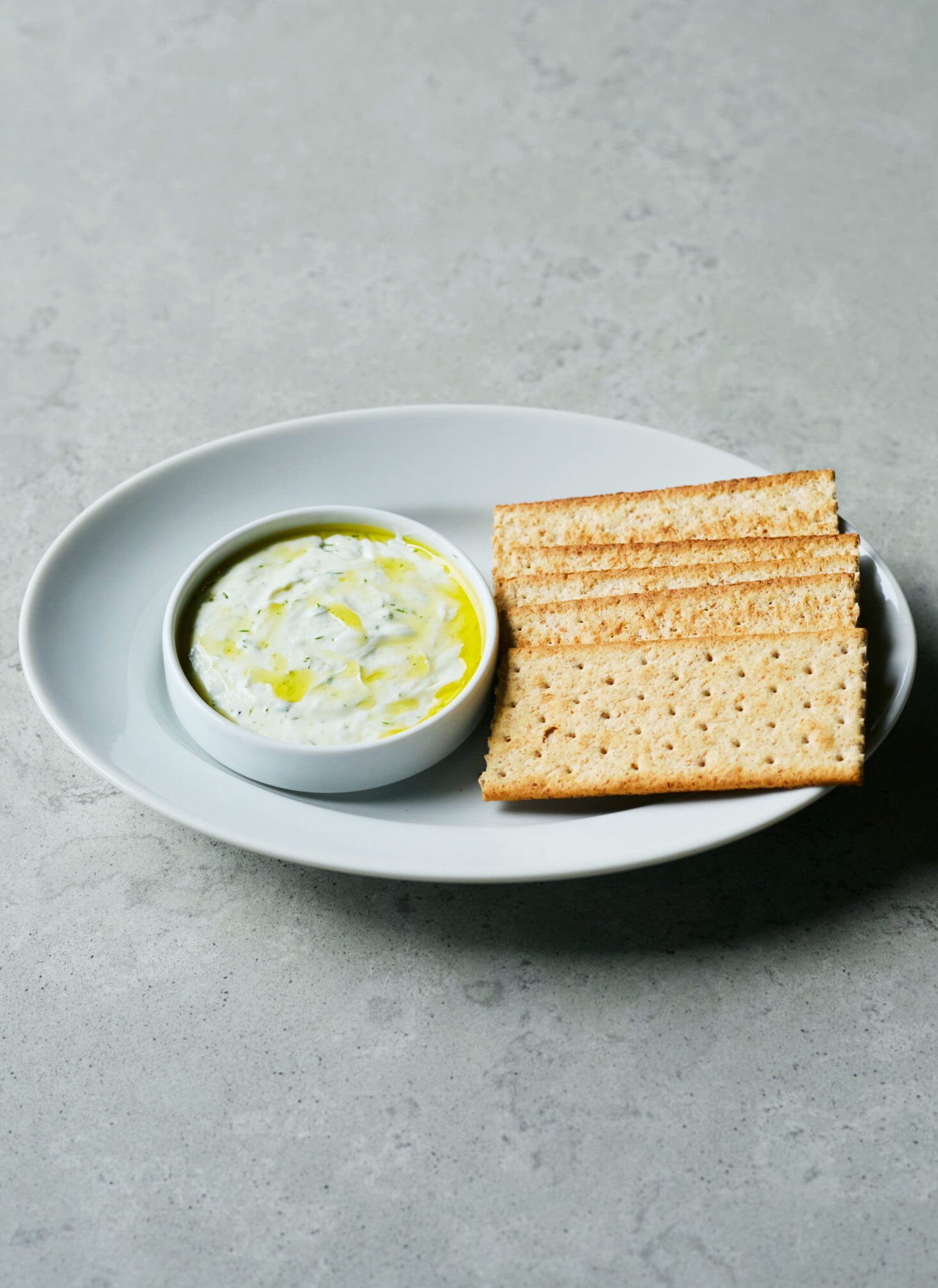 Cervelle de Canut Served with Crackers