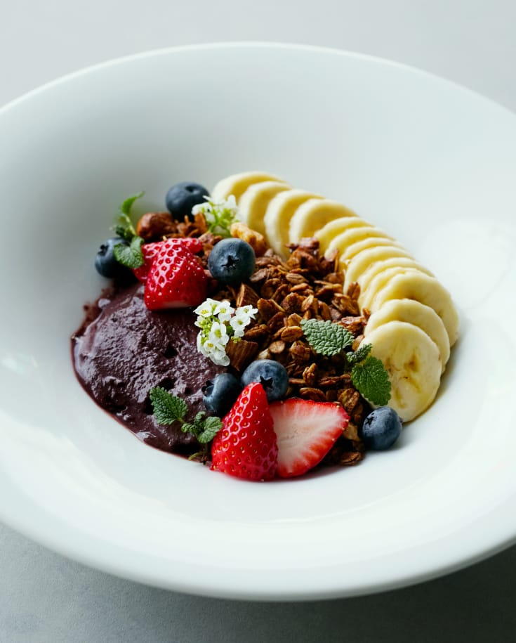 自家製ソルベのアサイーボウル